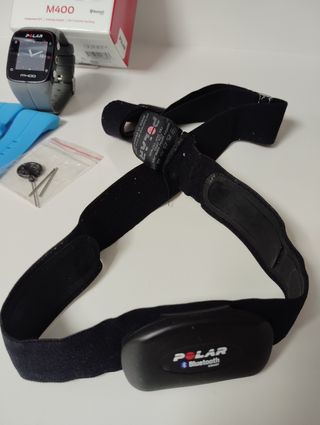 Polar M400 GPS Reloj Deportivo Azul/Gris