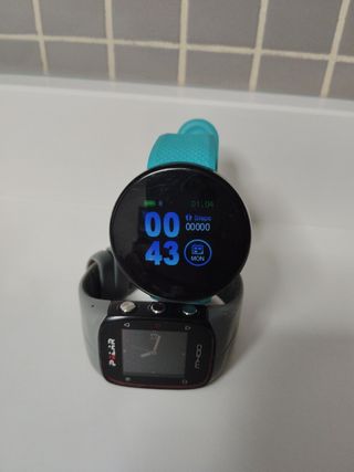 Polar M400 GPS Reloj Deportivo Azul/Gris