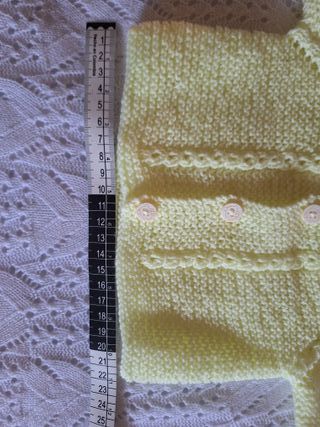 Chaqueta y capota de punto T-0 / Reborn 19"