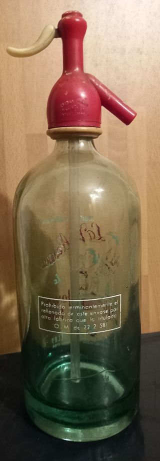 Botella Sifón La Vallesana Bebidas Carbónicas