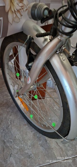 Bicicleta plegable Gotty 20"aluminio