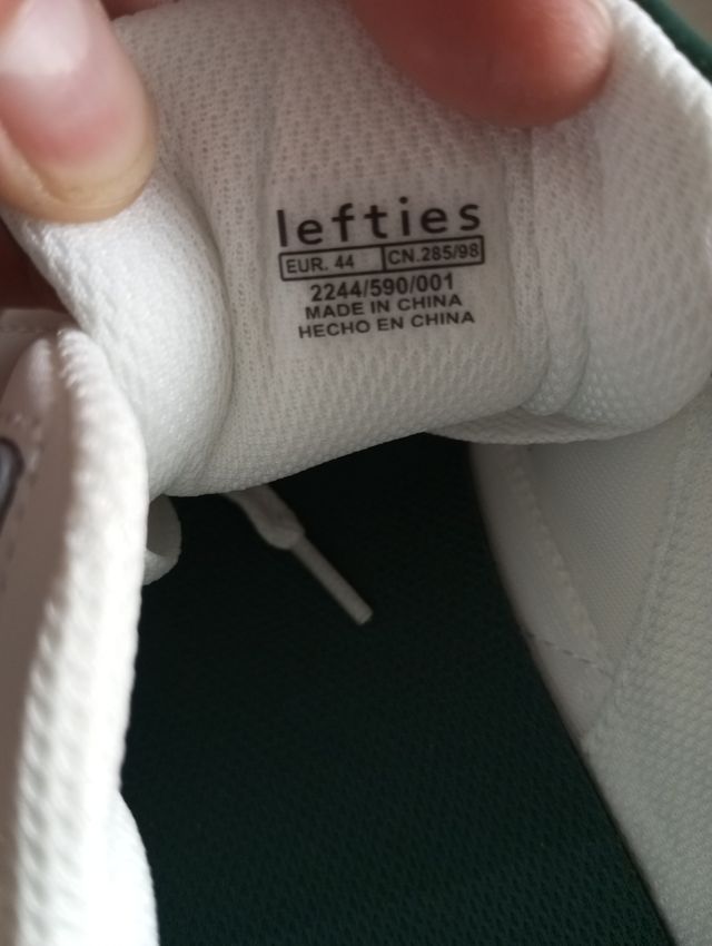 Zapatillas Kelme Hombre Blancas y Verdes