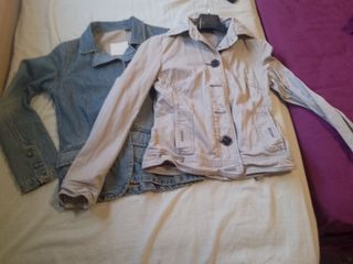 Tres chaquetas vaqueras entalladas