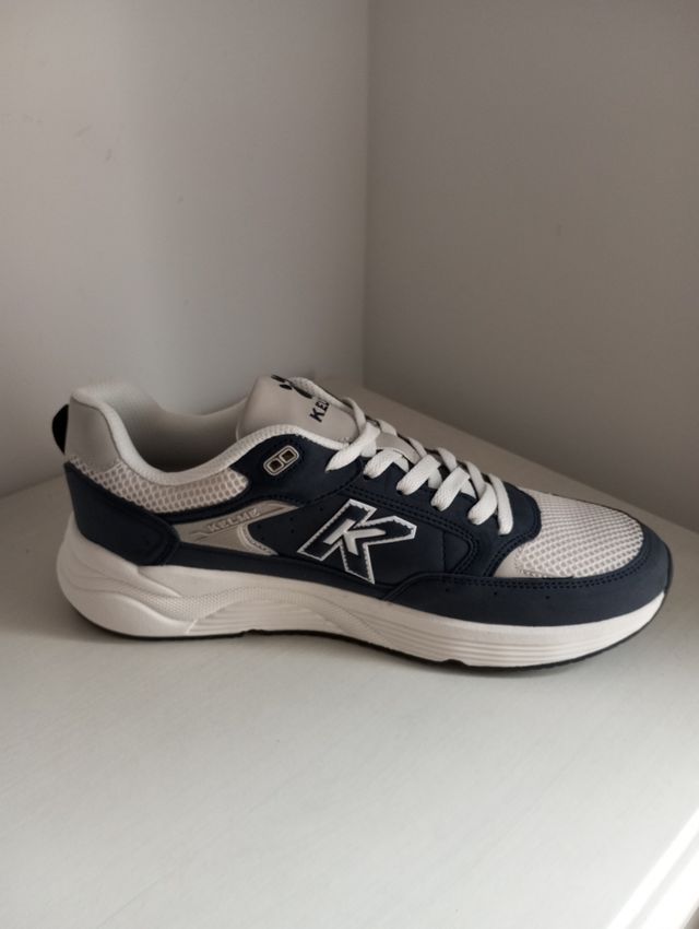 Zapatillas Kelme Hombre Azul y Blanco