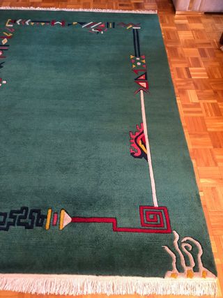 Alfombra Oriental de origen indo Nepal