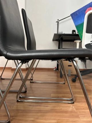 2 Sillas Negras Ikea Bomstad