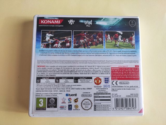 Juego Nintendo 3DS PES 2013