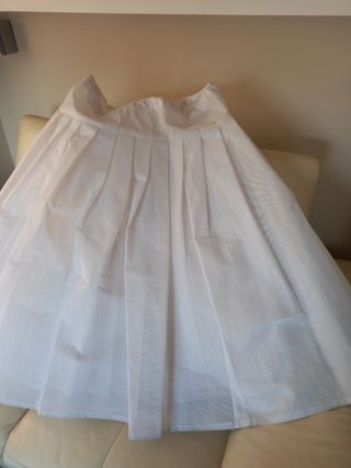 Cancán de fallera blanco talla 90