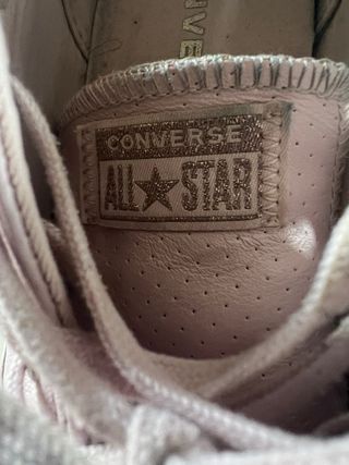 Zapatillas Converse Piel Rosa