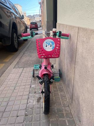 Bicicleta Infantil 14 pulgadasBtwin Rosa Unicornio