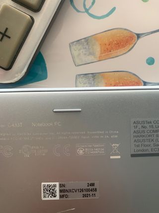 Portátil Asus Plata