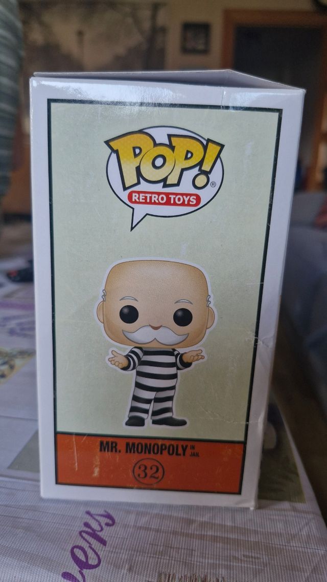 Funko Pop Mr. Monopoly in jail 32