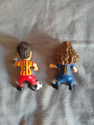 Figuras Piqué y Puyol FC Barcelona