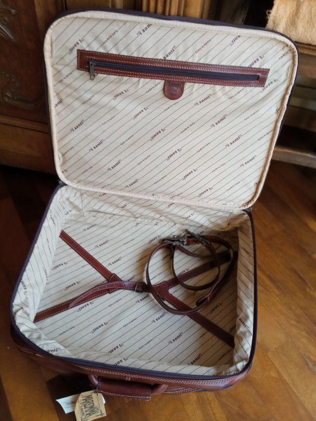borsa da viaggio con tasca portadocumenti iSanti