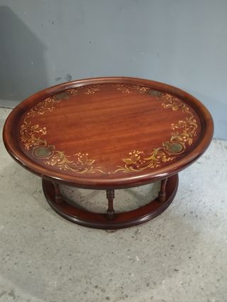 Mesa de centro pintada a mano