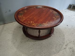 Mesa de centro pintada a mano