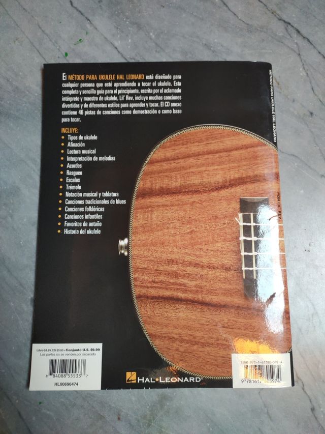 Metodo para Ukulele Libro 1: Hal Leonard Ukulel...