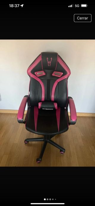 Silla Gaming Stinger Station Alien Rosa/Negra