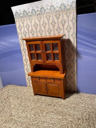 Credenza rustica per casa delle bambole