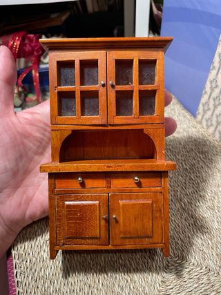 Credenza rustica per casa delle bambole