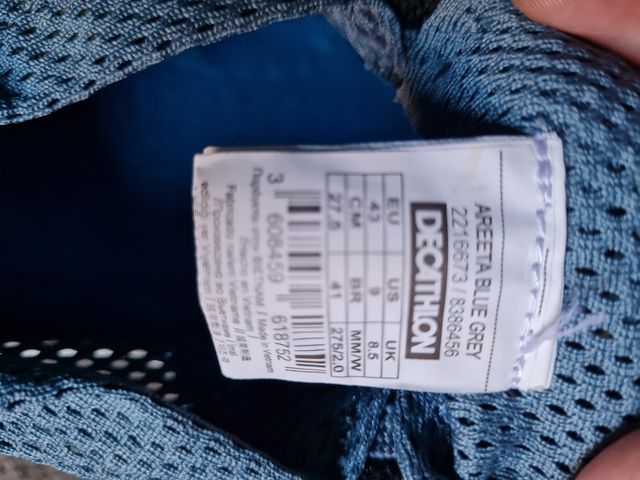 Scarpe TRIBORD in rete blu