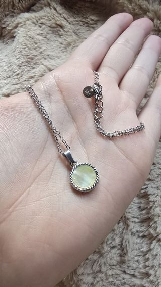 Colgante piedra lunar y Plata 925