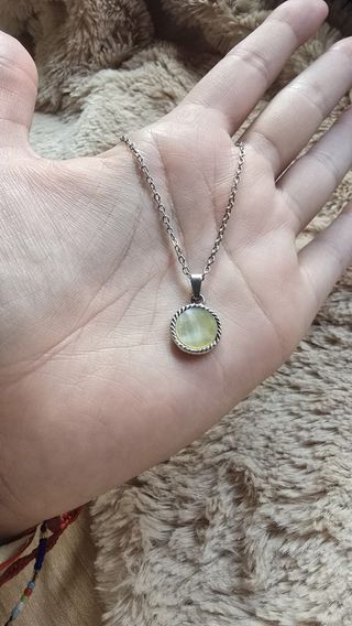 Colgante piedra lunar y Plata 925