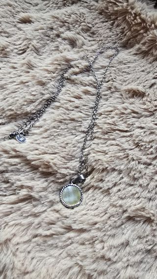 Colgante piedra lunar y Plata 925