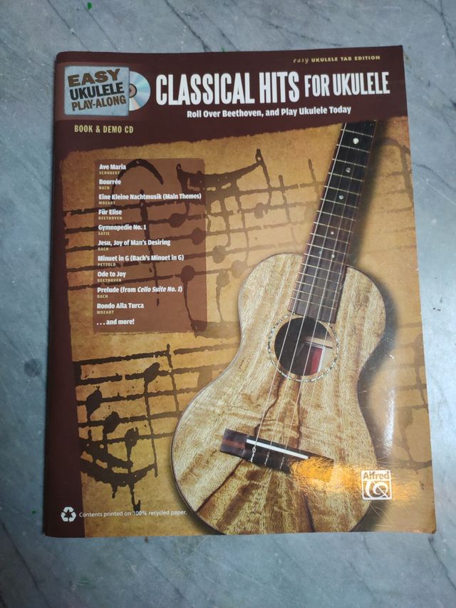 Libro de Ukelele: Classical Hits for Ukulele
