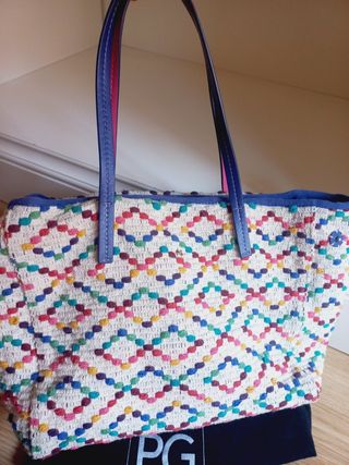 Bolso shopper Purificación García multicolor