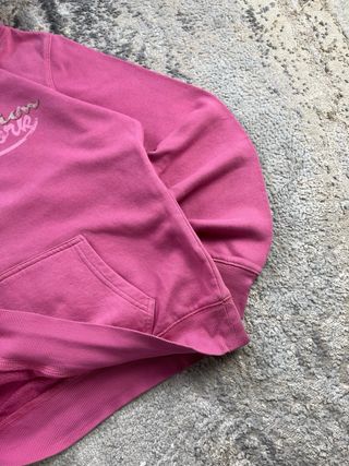 Sudadera con capucha vintage retro Champion rosa para mujer