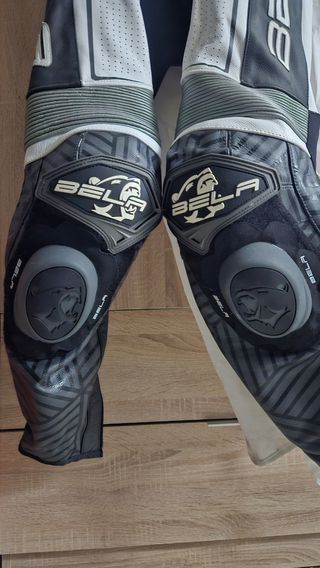 Mono de cuero para moto 2 piezas Bela North Star.