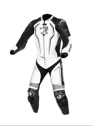 Mono de cuero para moto 2 piezas Bela North Star.