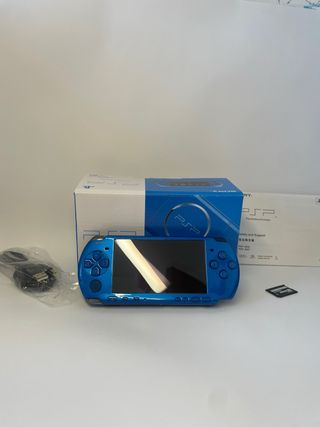 PSP 3000 Sony Vibrante Azul
