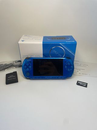PSP 3000 Sony Vibrante Azul