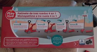 Patinete Playtive 4 en 1 Rojo