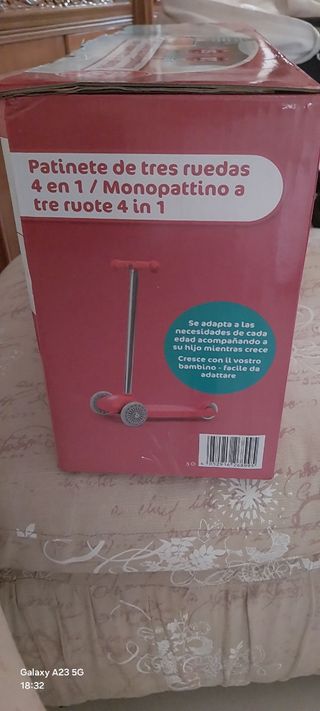 Patinete Playtive 4 en 1 Rojo
