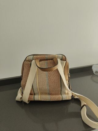 Mochila Parfois Beige Multicolor