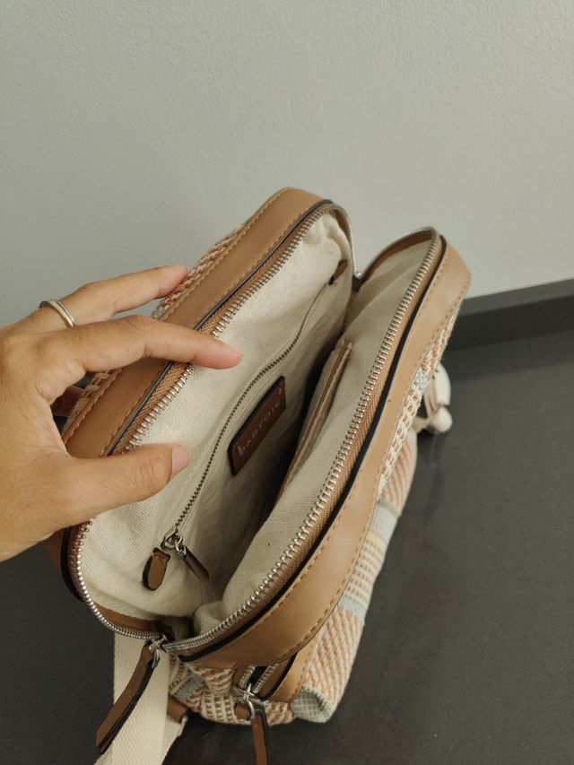 Mochila Parfois Beige Multicolor