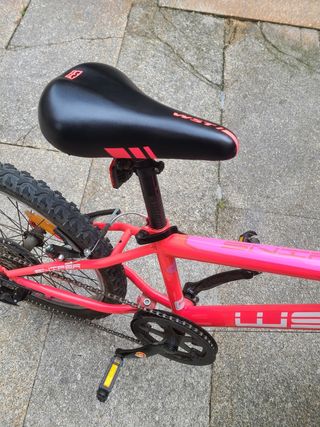 Bicicleta infantil WST 24 rosa
