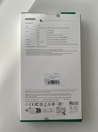 Adaptador Multifunción USB-C UGREEN 10 en 1