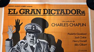 Cartel de cine original El Gran Dictador (1940)