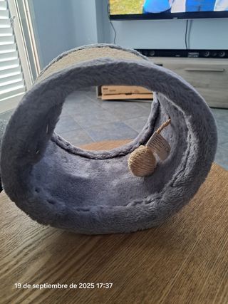 Rascador para gato de forro polar