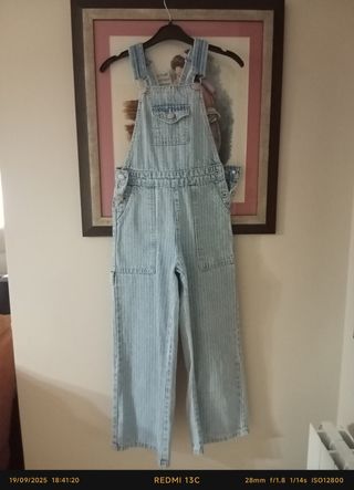 Peto vaquero niña talla 7-8 años 