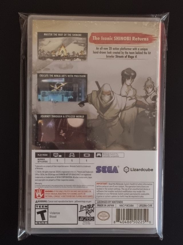 Shinobi Art Of Vengeance 🇪🇦 Nintendo Switch