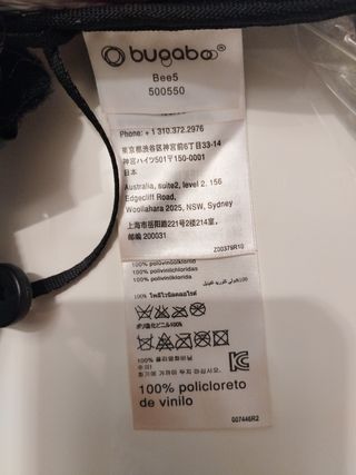 Funda lluvia Bugaboo Bee 5
