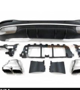 Difusor Trasero Mercedes W167 GLE 2020 Colas