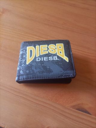 Cartera Diesel Negra Multicolor