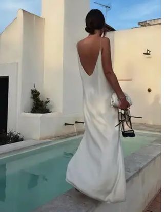 Vestido blanco de verano