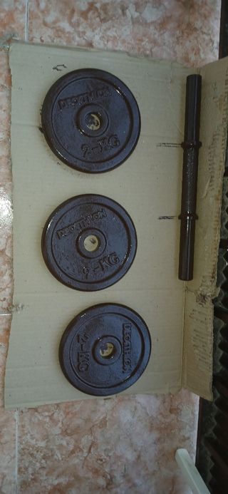 4 Pesas Decathlon 2 kg (4 unidades)